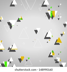 Abstract geometric shapes, dynamic illustration.