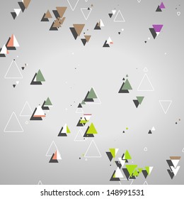 Abstract geometric shapes, dynamic illustration.