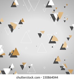 Abstract geometric shapes, dynamic illustration.