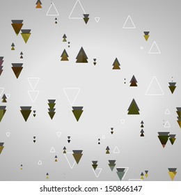 Abstract geometric shapes, dynamic illustration.