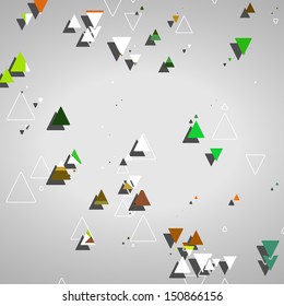 Abstract geometric shapes, dynamic illustration.