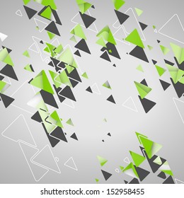 Abstract geometric shapes, dynamic illustration.