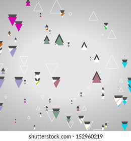 Abstract geometric shapes, dynamic illustration.