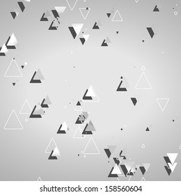 Abstract geometric shapes, dynamic illustration.