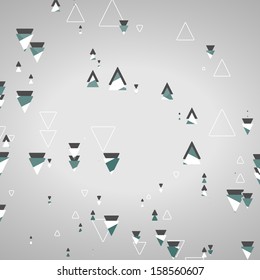 Abstract geometric shapes, dynamic illustration.