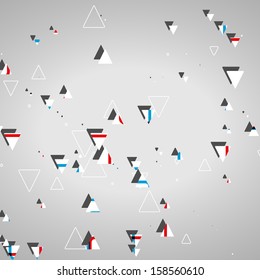 Abstract geometric shapes, dynamic illustration.