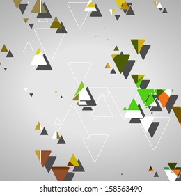 Abstract geometric shapes, dynamic illustration.