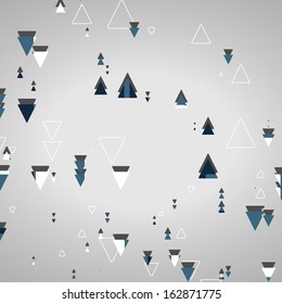 Abstract geometric shapes, dynamic illustration.