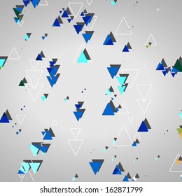 Abstract geometric shapes, dynamic illustration.