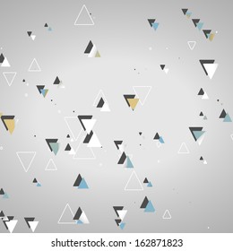 Abstract geometric shapes, dynamic illustration.