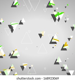 Abstract geometric shapes, dynamic illustration.