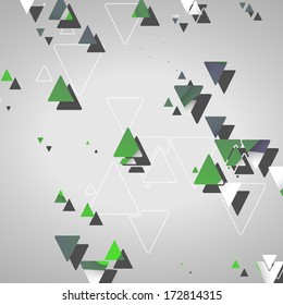 Abstract geometric shapes, dynamic illustration.