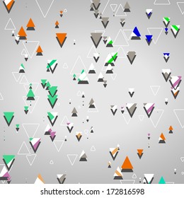 Abstract geometric shapes, dynamic illustration.