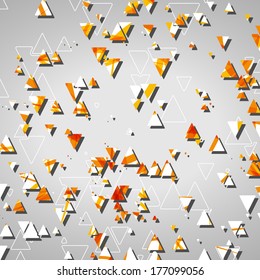 Abstract geometric shapes, dynamic illustration.