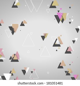 Abstract geometric shapes, dynamic illustration.