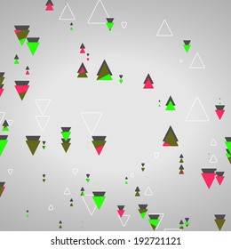 Abstract geometric shapes, dynamic illustration.