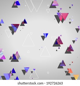 Abstract geometric shapes, dynamic illustration.