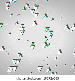 Abstract geometric shapes, dynamic illustration.