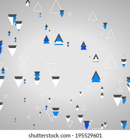 Abstract geometric shapes, dynamic illustration.