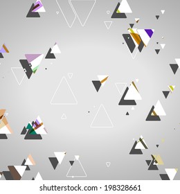 Abstract geometric shapes, dynamic illustration.