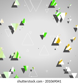 Abstract geometric shapes, dynamic illustration.