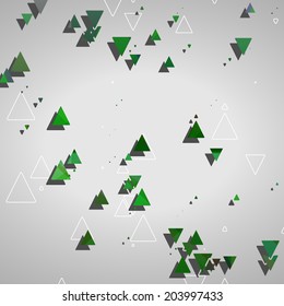 Abstract geometric shapes, dynamic illustration.