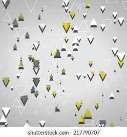 Abstract geometric shapes, dynamic illustration.