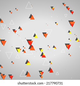 Abstract geometric shapes, dynamic illustration.