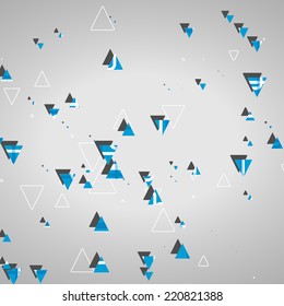 Abstract geometric shapes, dynamic illustration.