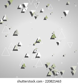 Abstract geometric shapes, dynamic illustration.