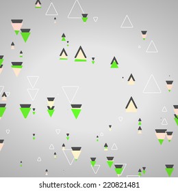 Abstract geometric shapes, dynamic illustration.