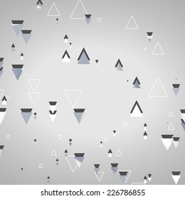 Abstract geometric shapes, dynamic illustration.