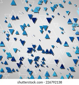 Abstract geometric shapes, dynamic illustration.
