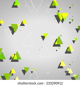Abstract geometric shapes, dynamic illustration.