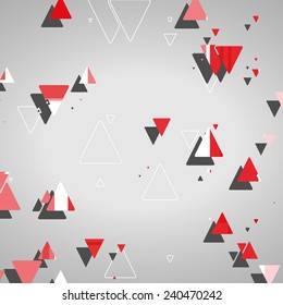 Abstract geometric shapes dynamic illustration.