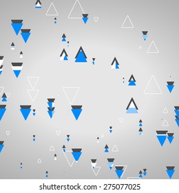 Abstract geometric shapes, dynamic illustration.