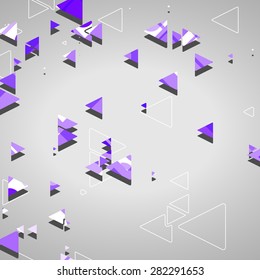 Abstract geometric shapes, dynamic illustration.