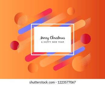 Abstract geometric shapes element background. memphis vector design.