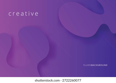 Formas geométricas Abstractas con diseño de fondo de gradiente fluido