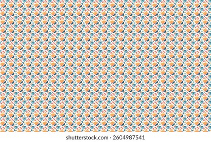 Abstract geometric shapes with a futuristic color palette