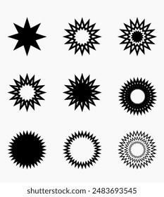 Abstrakte geometrische Formen und Raster.