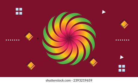 Resumen Formas geométricas , icono, logotipos y elementos , ilustración vectorial