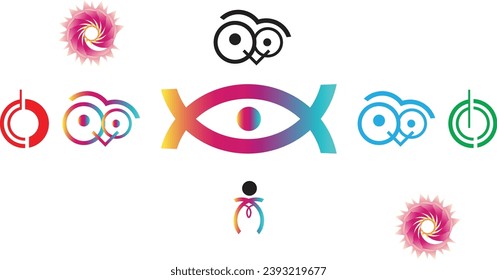 Abstract Geometric Shapes , icon, logos and elements , vector illustration