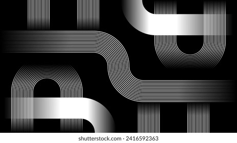 Abstract geometric shapes and lines background template for flyers, posters, covers, wallpapers, and other.