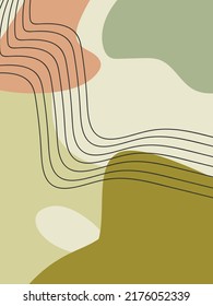 Abstract geometric shapes and lines vector illustration. Wallpaper, social media background, print, backdrop, wall art, poster, home decor, card, banner, invitation, cover or package design.