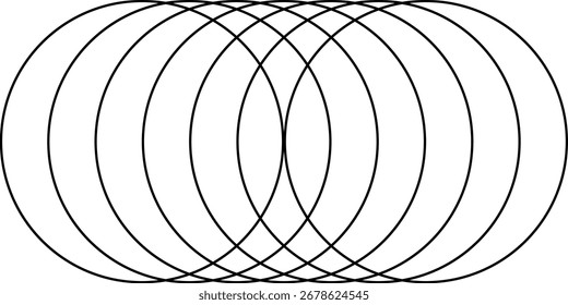 Abstract geometric shapes minimal design