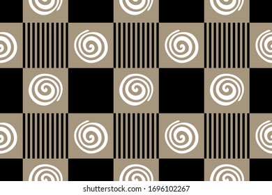 Abstract geometric shapes on beige background.EPS10 Illustration.