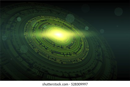 abstract geometric shapes on a dark background