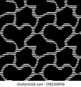 Abstract geometric shapes on a striped background. EPS10 Illustration.