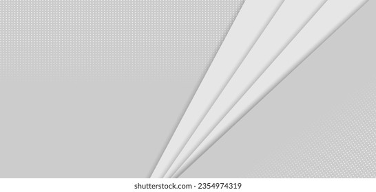 Abstract geometric shapes on a white background.